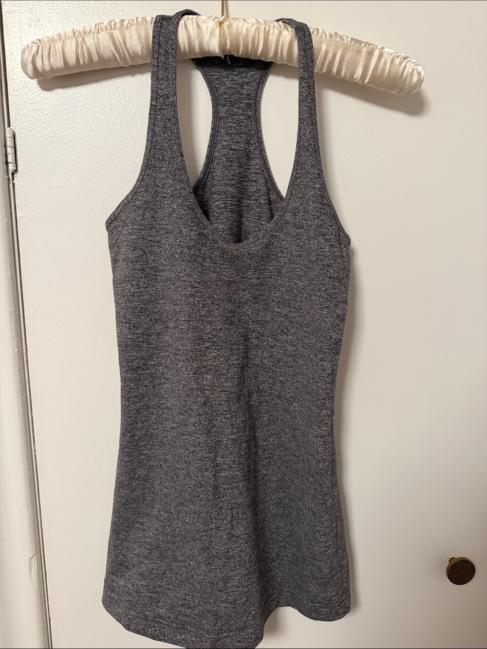 lululemon athletica Gray Racerback Tank Top